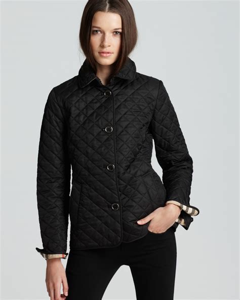 burberry black watch plaid coat|Burberry quilted jacket.